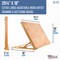 X-Large 25-5/8" x 19" (A2) Adjustable Wood Art Drawing Board - 5 Angles, Beechwood Construction, Pencil Ledge, Locking Storage Drawer - Perfect for Design, Drafting & Architecture